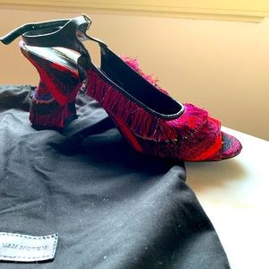 Never worn Dries Van Noten slingbacks